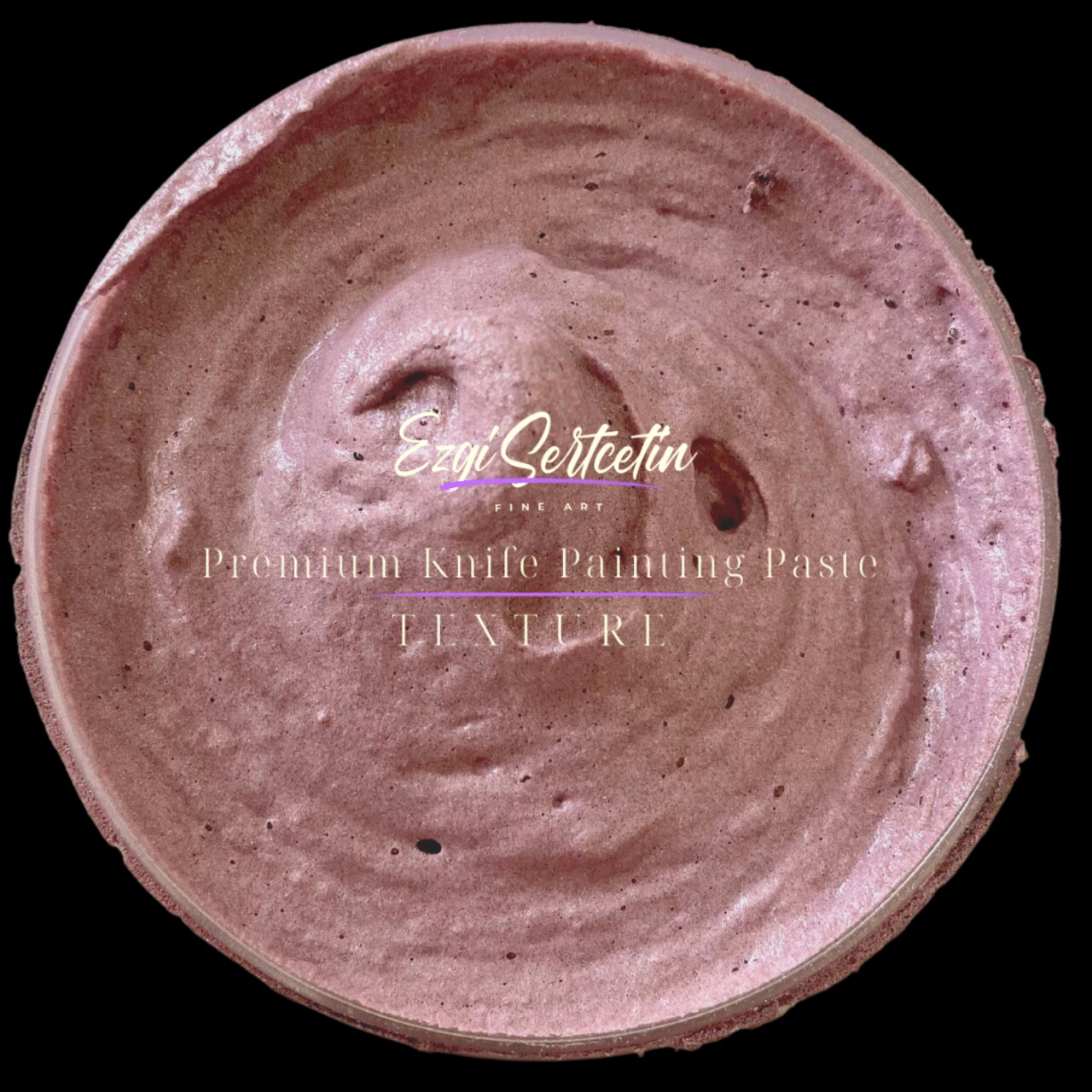 Premium Palette Knife Painting Paste|Modeling Paste|Texture Paste|Authentic Bright Colors|Ready to Use|Easy to Apply| 6oz by Volume|Ezgi Sertcetin